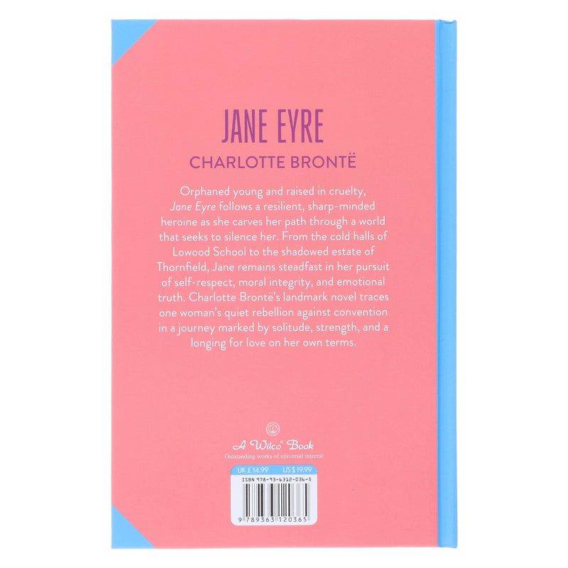Jane Eyre by Charlotte Bronte - Fiction - Sprayed Edges Hardback Fiction Wilco Books