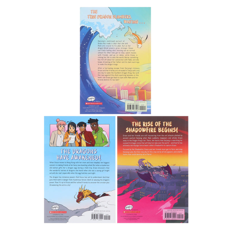 City of Dragons by Jaimal Yogis & Vivian Truong 3 Graphic Novels Collection Set - Ages 8-12 - Paperback Graphic Novels Scholastic