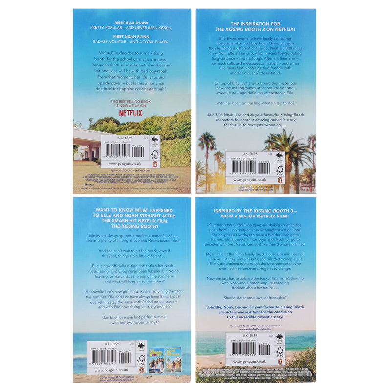 The Kissing Booth Series by Beth Reekles 4 Books Collection Set - Ages 13+ - Paperback Young Adult Penguin Random House