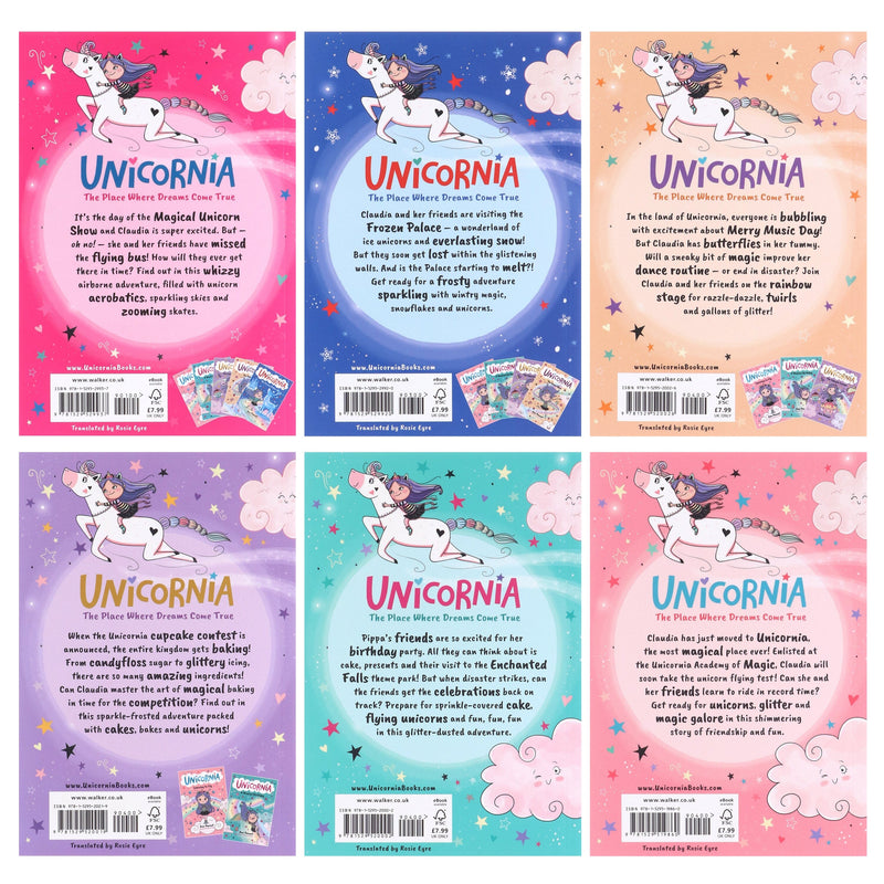 The Magic of Unicornia Series by Ana Punset Illustrated 6 Books Collection Set - Ages 5+ - Paperback 5-7 Walker Books Ltd