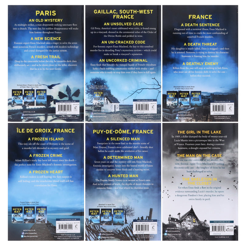 An Enzo Macleod Investigations by Peter May: The Complete Collection 6 Books Set - Fiction - Paperback Fiction Hachette