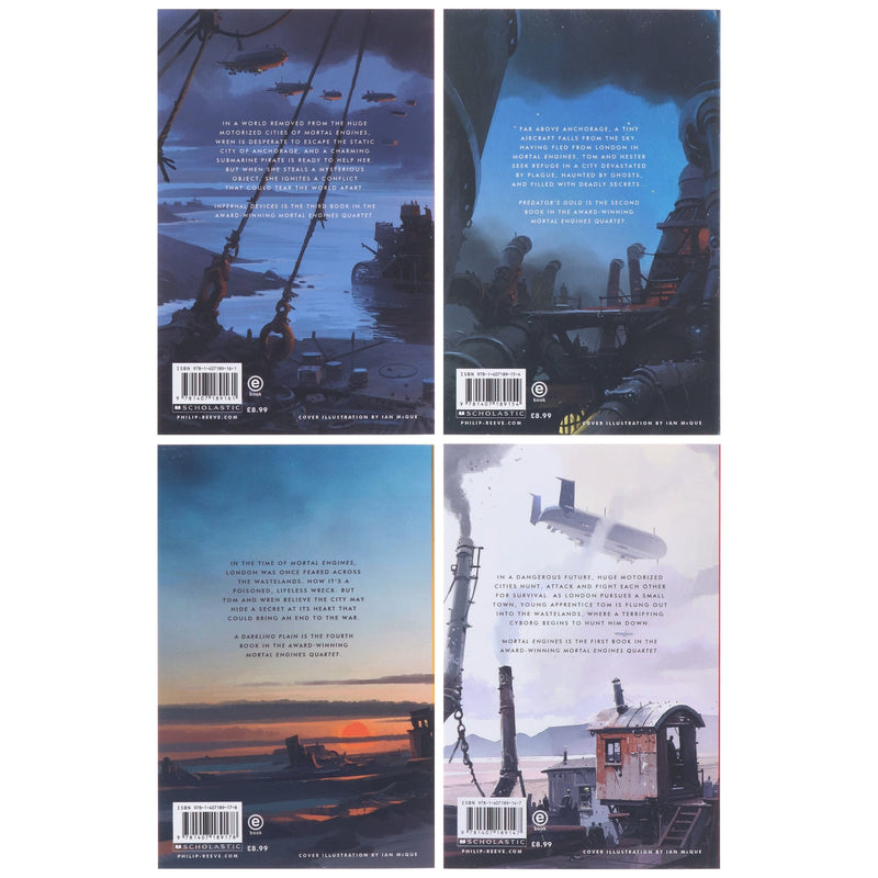 Mortal Engines Quartet by Philip Reeve 4 Books Collection Set - Fiction - Paperback Young Adult Scholastic