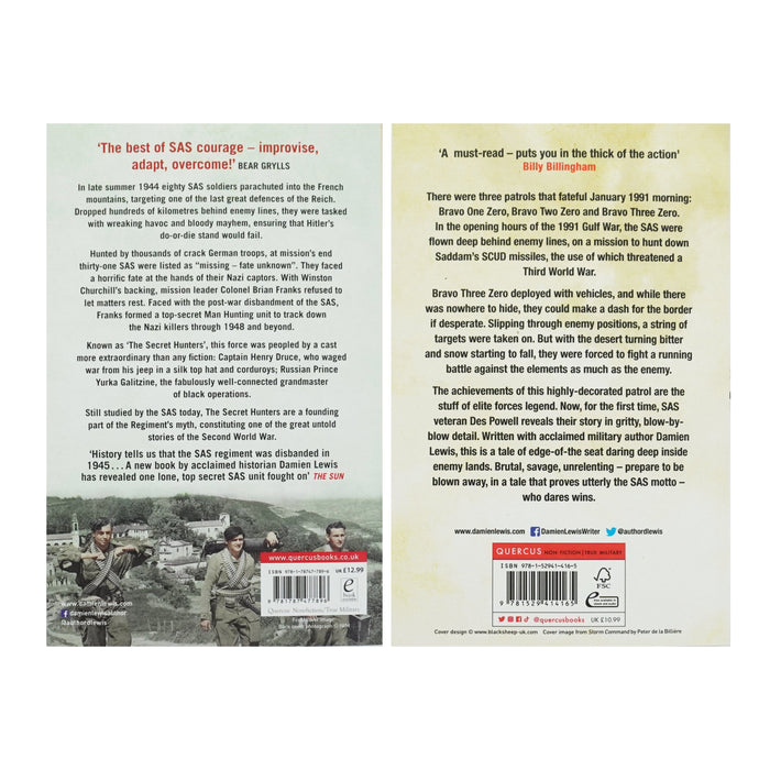 SAS: Damien Lewis & Des Powell 2 Books Collection set - Non fiction -Paperback Non-Fiction Quercus Publishing