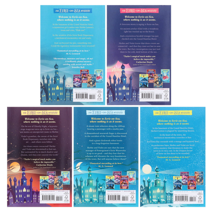 An Eerie-on-Sea Mystery Series By Thomas Taylor 5 Books Collection Set - Ages 8-12 - Paperback 9-14 Walker Books Ltd