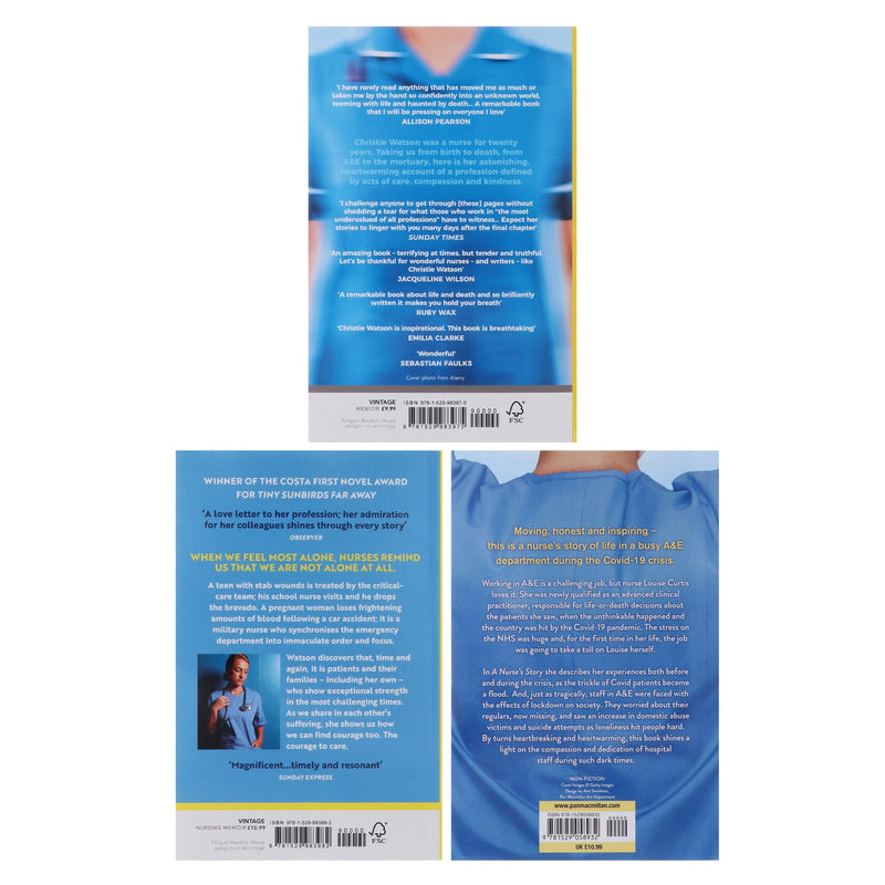 The Language of Kindness, The Courage to Care & A Nurse's Story by Christie Watson, Sarah Johnson & Louise Curtis 3 Books Collection Set - Non Fiction - Paperback Non-Fiction Penguin Random House