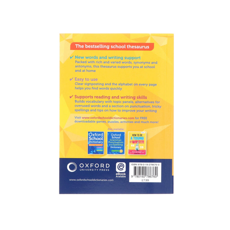 Oxford English School Thesaurus By Oxford Dictionaries - Age 10+ - Paperback 9-14 Oxford University Press