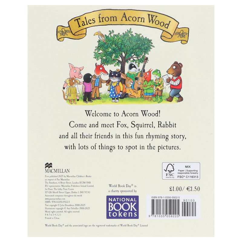 Tales from Acorn Wood: Who's in Acorn Wood? Mini Book By Julia Donaldson World Book Day 2025 - Ages 3-7 - Paperback 5-7 Pan Macmillan