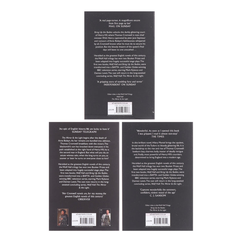 Wolf Hall Trilogy by Hilary Mantel 3 Books Collection Set - Fiction - Paperback Fiction Harpercollins Publisher