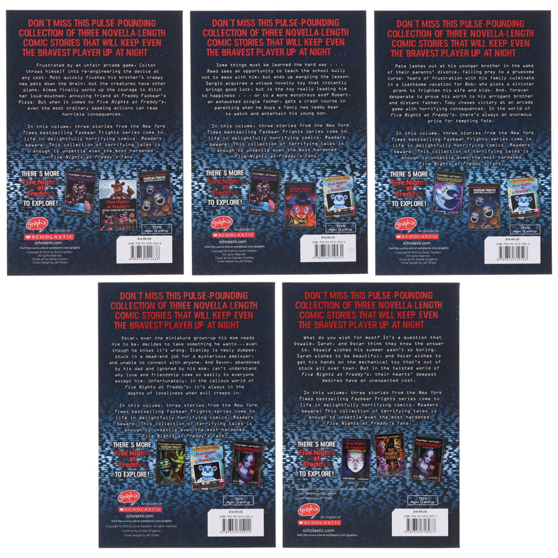 Five Nights at Freddy's: Fazbear Frights by Scott Cawthon 5 Graphic Novels Box Set - Ages 12+ - Paperback Graphic Novels Scholastic