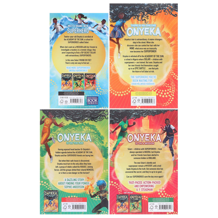 Onyeka Series By Tolá Okogwu 4 Books Collection Set - Ages 8+ - Paperback 9-14 Simon & Schuster