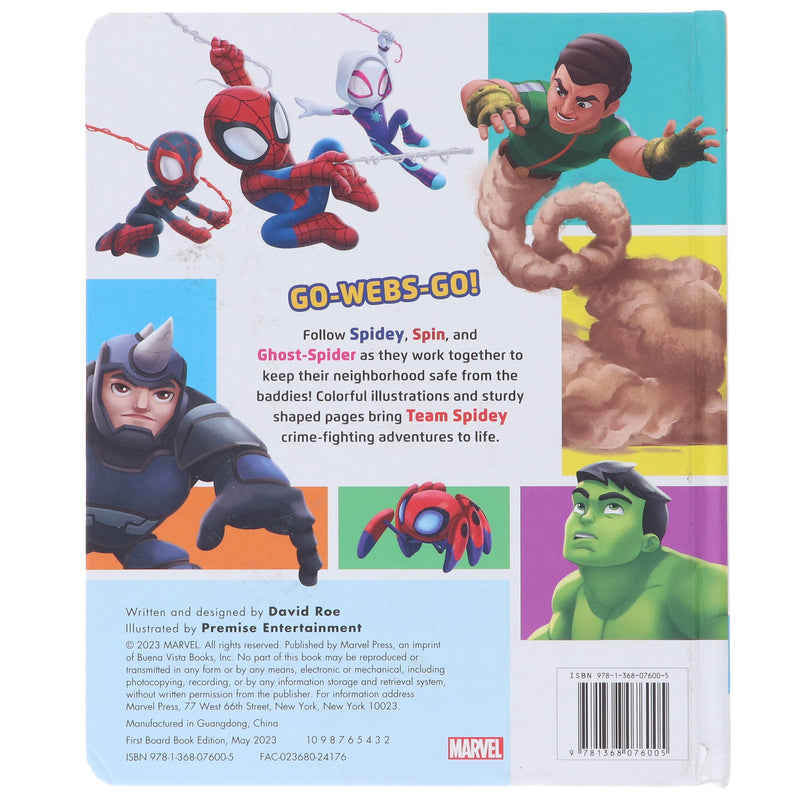 Marvel Spidey and the Amazing Friends: Spidey`s Web-tastic Day! by David Roe - Ages 3+ - Board Book 3-5 Marvel Comics