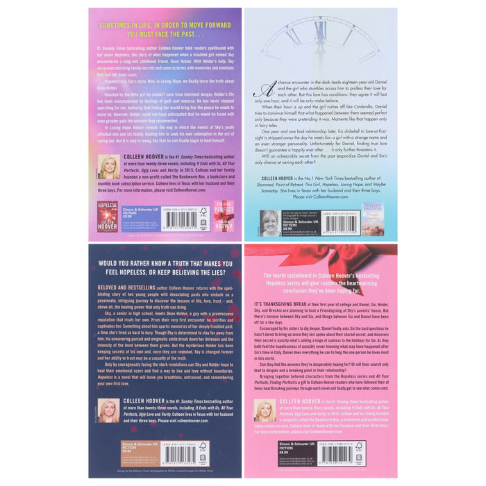 Hopeless Series By Colleen Hoover 4 Books Collection Set - Fiction - Paperback Fiction Simon & Schuster