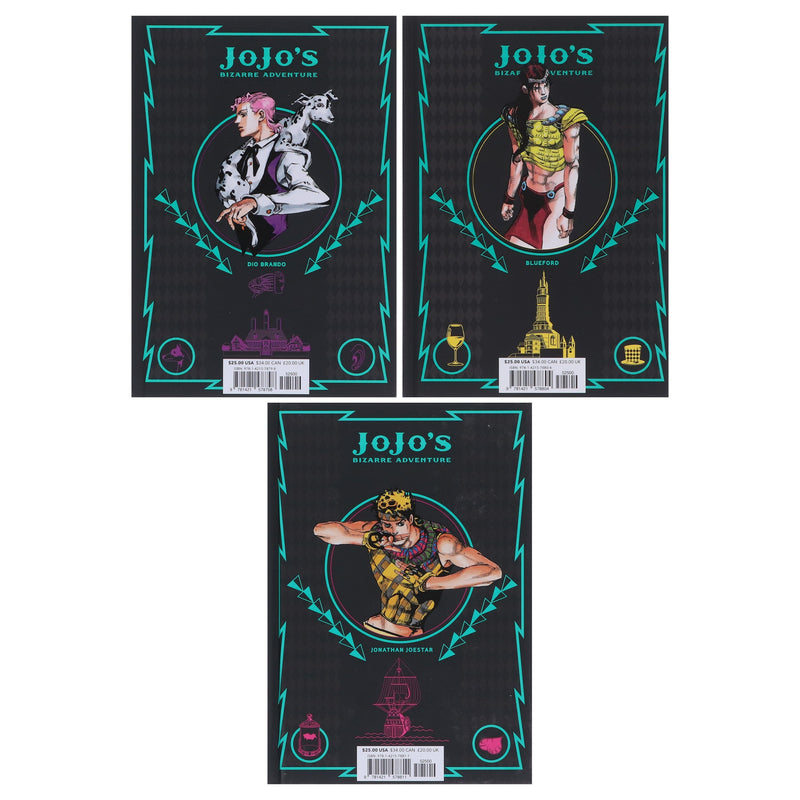JoJo’s Bizarre Adventure: Part 1 - Phantom Blood (Vol. 1-3) by Hirohiko Araki 3 Books Collection Set - Fiction - Hardback Fiction Viz Media, Subs. of Shogakukan Inc