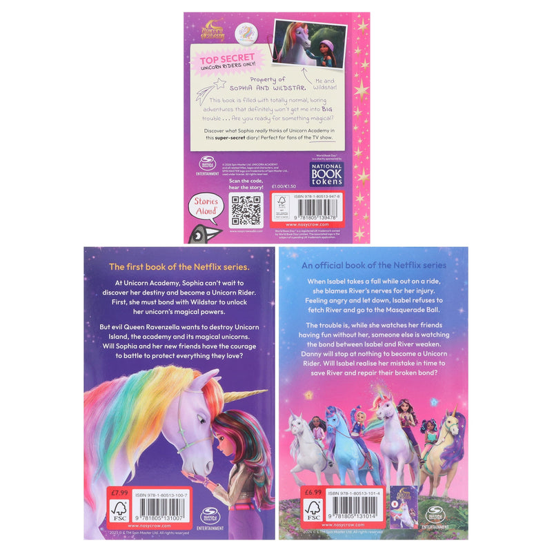 Unicorn Academy Series & My Secret Unicorn Diary: A World Book Day 2026 by Nosy Crow 3 Books Collection Set With Unicorn Academy Ava Costume 7-9 Nosy Crow Ltd