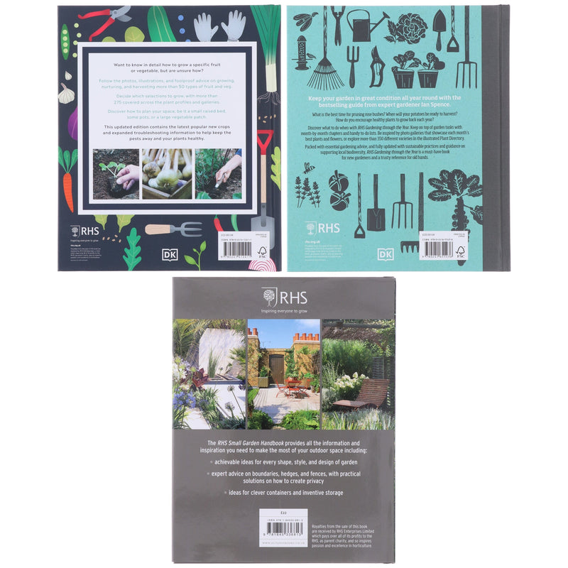 RHS Gardening Through the Year Collection 3 Books Set - Non Fiction - Hardback Non-Fiction DK