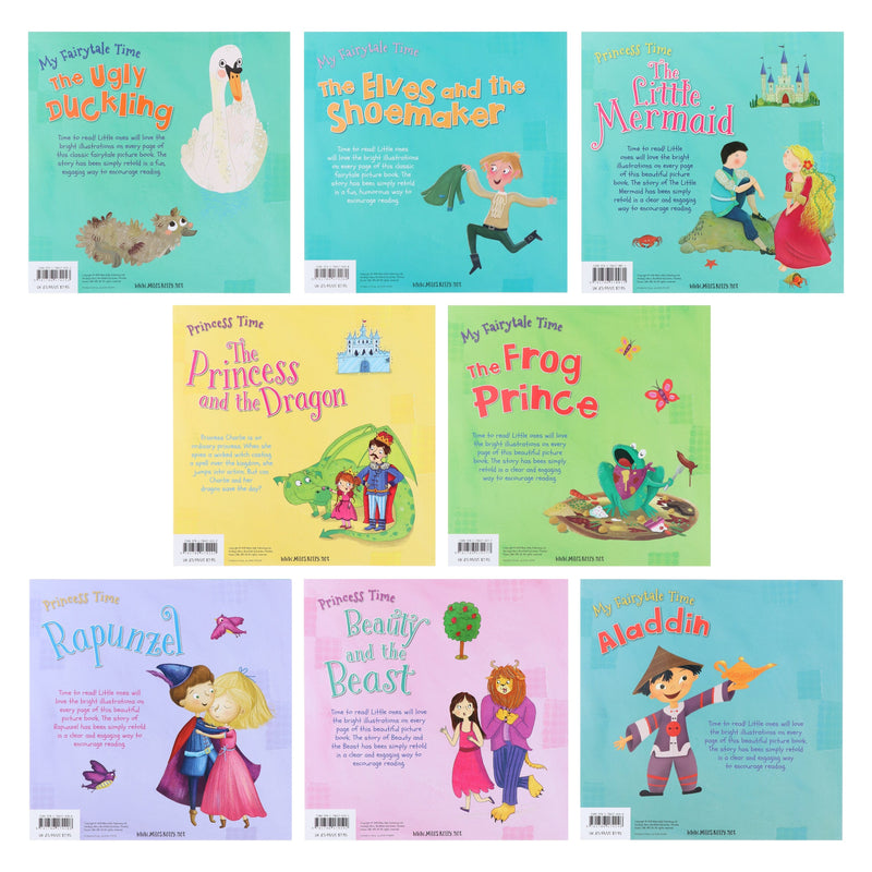 My Fairytale & Princess Time Children Collection Illustrated 8 Picture Books Set - Ages 3+ - Paperback 3-5 Miles Kelly Publishing Ltd