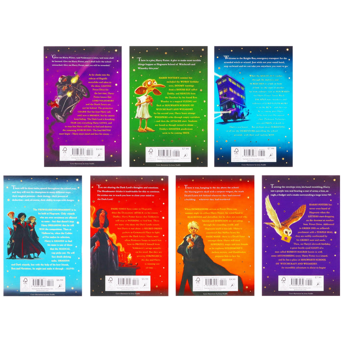 Harry Potter The Complete Collection by J.K. Rowling 7 Books Box Set - Ages 9+ - Paperback B2D DEALS Bloomsbury Publishing PLC