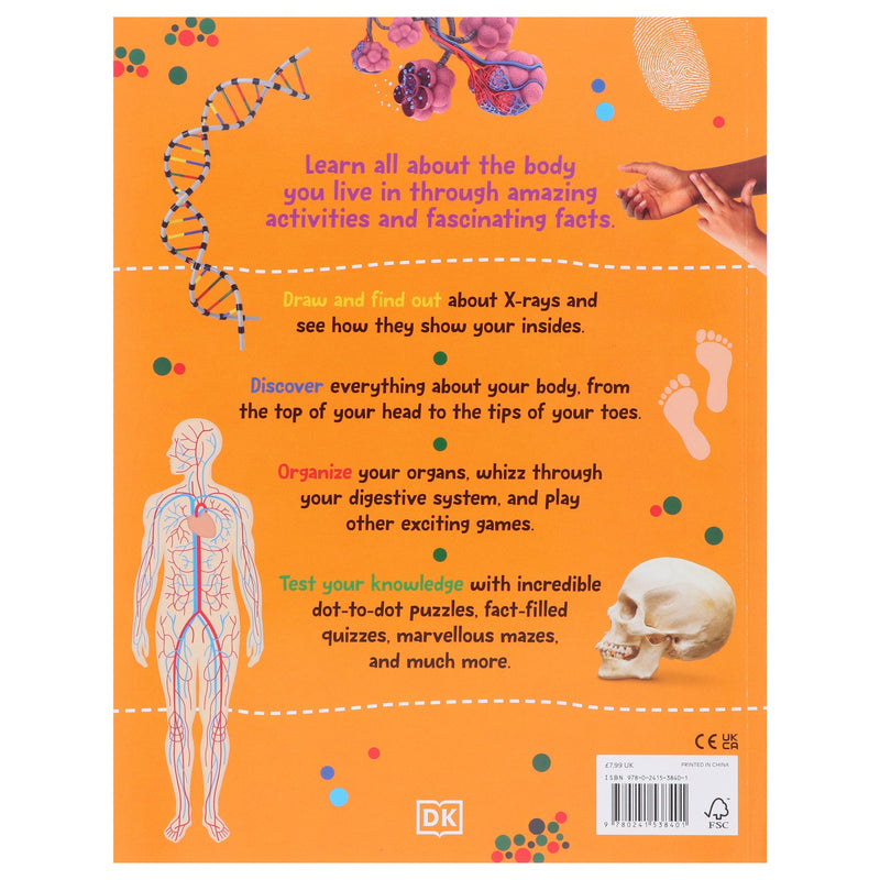 The Fact-Packed Activity Book: Human Body by DK - Ages 5+ - Paperback 5-7 DK