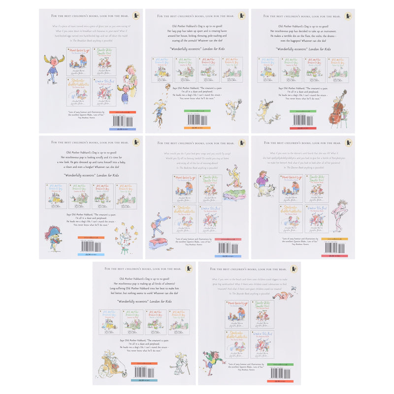 Michael Rosen & Quentin Blake 8 Picture Books Collection Set - Age 5-7 - Paperback 5-7 Walker Books Ltd