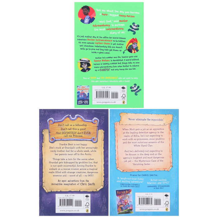 Chris Rigg Books Chris Smith And Greg James 3 Books Collection Set - Ages 9-12 - Paperb ...