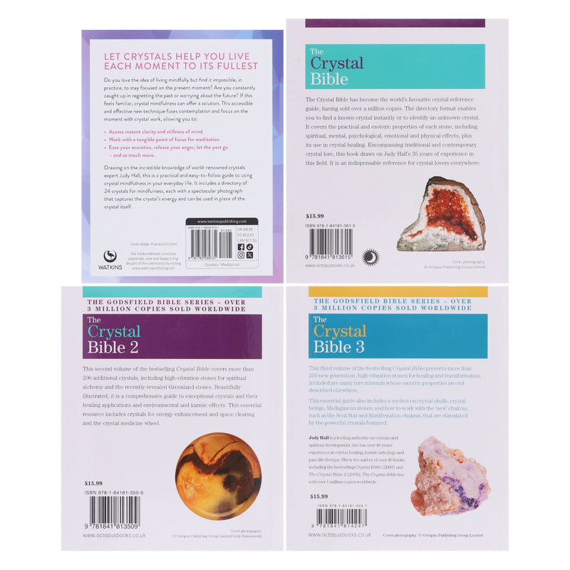 The Crystal Bible Collection by Judy Hall: 4 Books Set - Age 12+ - Paperback Non-Fiction Octopus Publishing Group