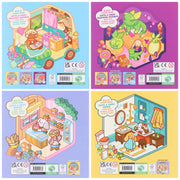 Cute & Cosy Sticker Rooms by Harry Alexander & Anna Guillet 4 Activity Books Set - Ages 6+ - Paperback 7-9 Buster Books