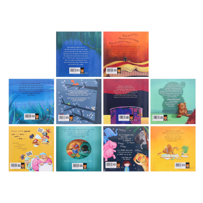 Bedtime Stories 10 Books Ziplock Bag Set By Little Tiger - Age 0-5 - Paperback 0-5 Little Tiger Press Group