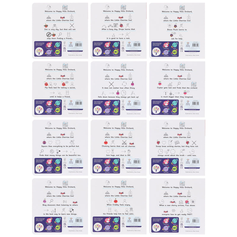 Symbolised Little Cherries Box Set 1 & 2: Illustrated 12 Books Collection Box Set (12 Free Audio Books Included) - Ages 5-7 - Paperback 5-7 Every Cherry Publishing