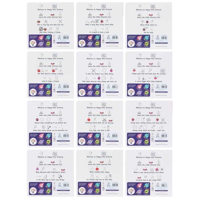 Symbolised Little Cherries Box Set 1 & 2: Illustrated 12 Books Collection Box Set (12 Free Audio Books Included) - Ages 5-7 - Paperback 5-7 Every Cherry Publishing