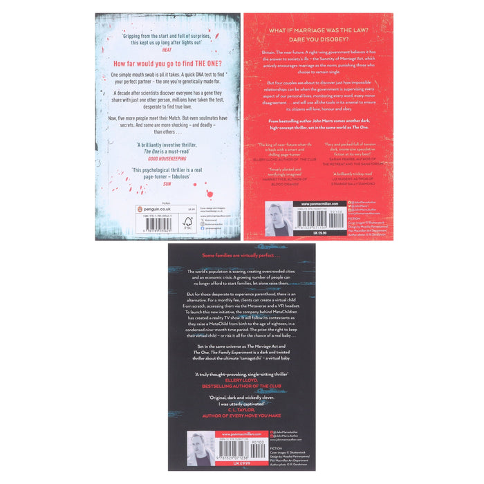 Dark Future Series by John Marrs 3 Books Collection Set - Fiction - Paperback Fiction Macmillan