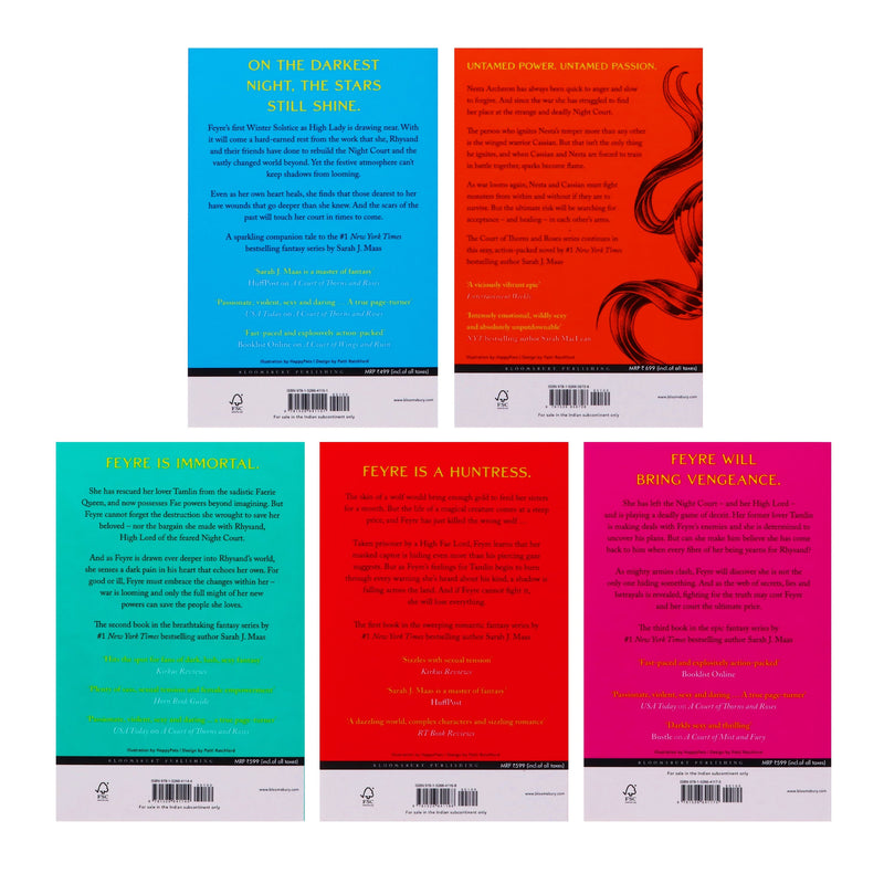 A Court of Thorns and Roses Series by Sarah J. Maas 5 Books Box Set - Ages 17+ - Paperback Young Adult Bloomsbury Publishing PLC