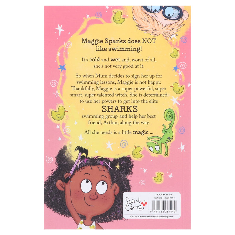 Maggie Sparks and the Swimming Pool Sharks (Maggie Sparks, Book 2) By Steve Smallman - Ages 5-7 - Paperback 5-7 Sweet Cherry Publishing