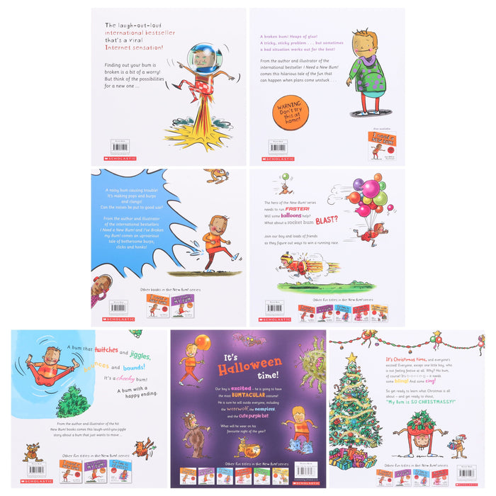 New Bum Series By Dawn McMillan 7 Books Collection Set - Ages 2-6 - Paperback 0-5 Scholastic