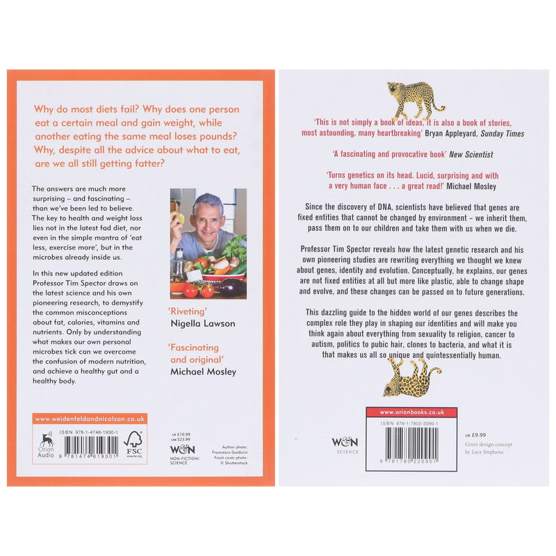 The Diet Myth & Identically Different: by Professor Tim Spector 2 Books Collection Set - Non Fiction - Paperback Non-Fiction Hachette