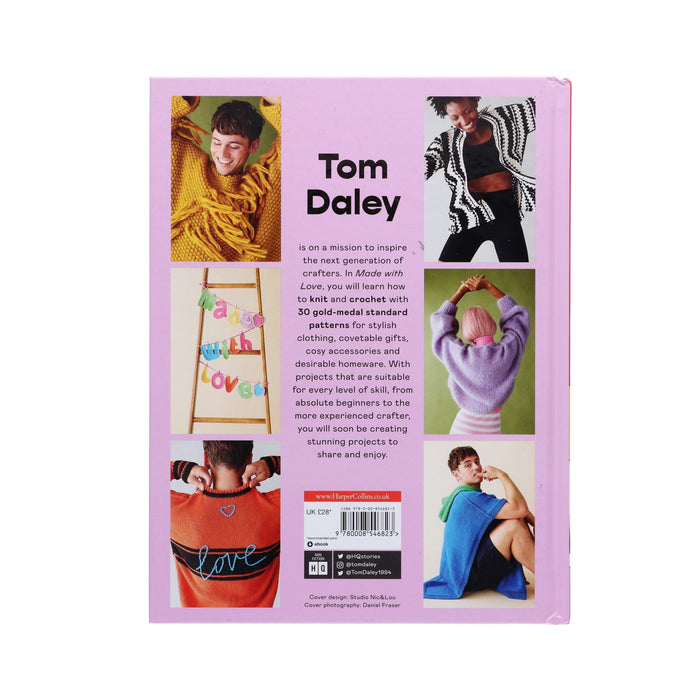 Made with Love: Get hooked with 30 knitting and crochet patterns By Tom Daley - Non Fiction - Hardback Non-Fiction HarperCollins Publishers