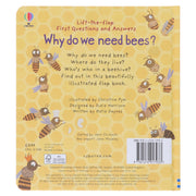 Why Do We Need Bees? (Usborne: Lift-the-Flap First Questions and Answers) by Katie Daynes - Ages 4+ - Board Book 3-5 Usborne Publishing Ltd