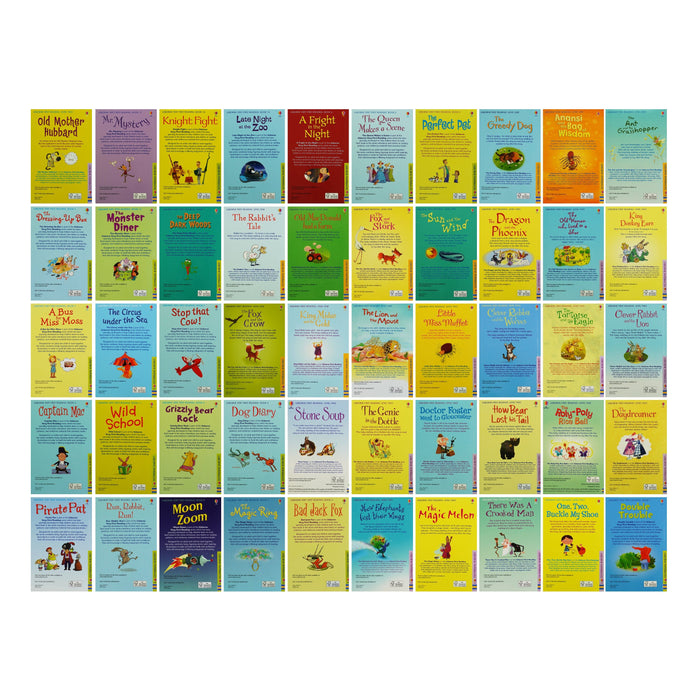 My First Reading Library By Usborne 50 Books Collection Boxset- Ages 5-7 - Paperback 5-7 Usborne Publishing Ltd