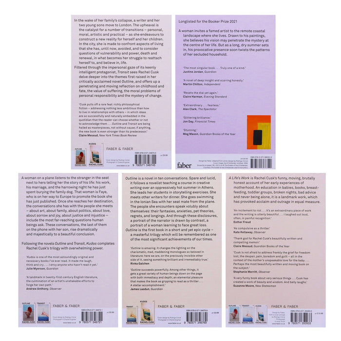 Outline Series by Rachel Cusk 5 Books Collection Set - Fiction - Paperback Fiction Faber & Faber