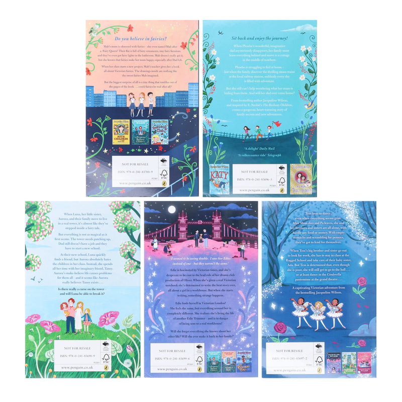 Jacqueline Wilson Collection Illustrated 5 Books Set - Ages 7+ - Paperback 7-9 Penguin Random House