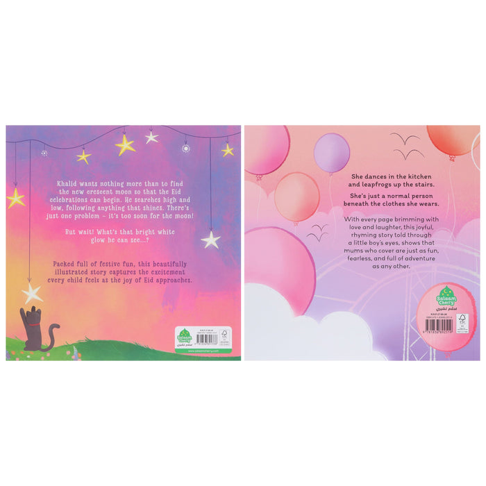 Too Soon For the Moon & My Super Fun Niqabi Mum by Ayshah Ismail & Red Illustrated 2 Picture Books Collection Set - Ages 3+ - Paperback 3-5 Salaam Cherry