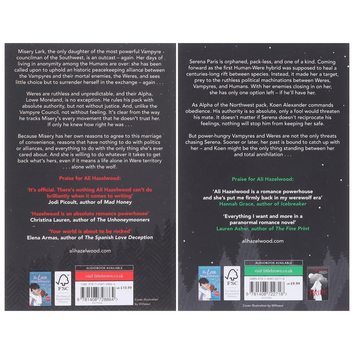 Ali Hazelwood Collection (Bride & Mate) 2 Books Set - Fiction - Paperback Fiction Hachette