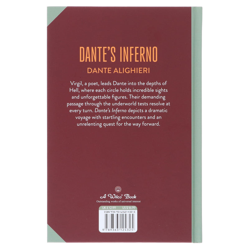 Dante's Inferno by Dante Alighieri - Fiction - Sprayed Edges Hardback Fiction Wilco Books