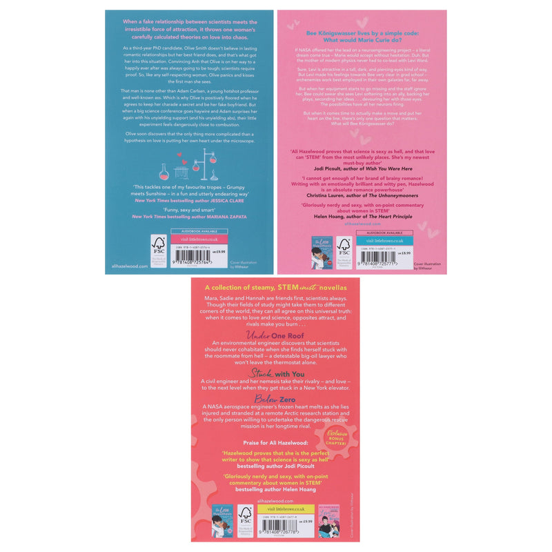 The Love Hypothesis by Ali Hazelwood 3 Books Collection Set - Fiction - Paperback Fiction Hachette