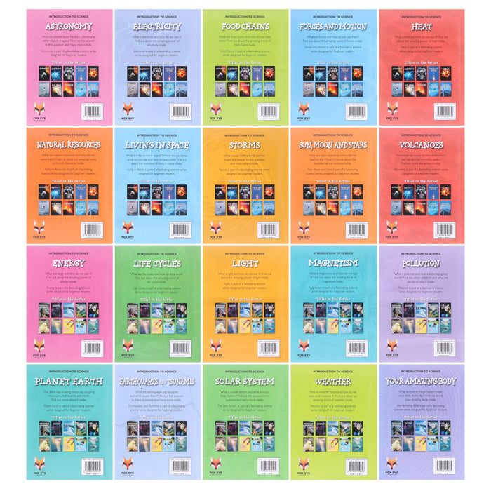 Introduction to Science for Beginners Series (1&2) by Jasmine Brooke 20 Books Collection Box Set - Ages 7+ - Paperback 7-9 Fox Eye Publishing