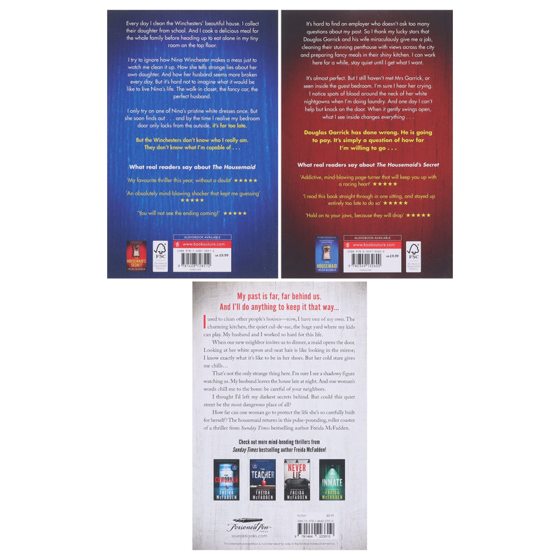 The Housemaid Series By Freida McFadden 3 Books Collection - Fiction - Paperback Fiction Storyfire Ltd