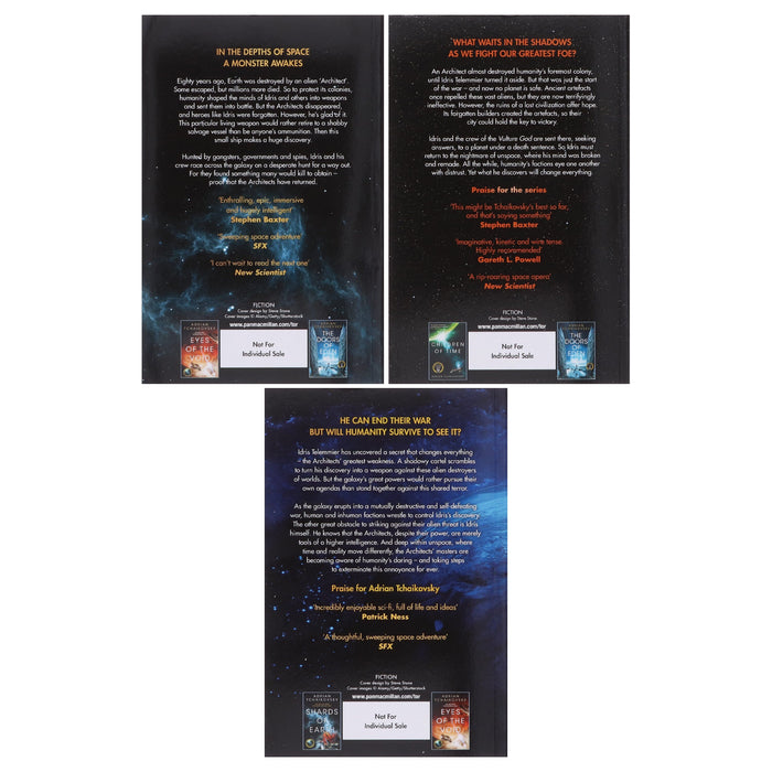 The Final Architecture Series by Adrian Tchaikovsky 3 Books Collection Set - Fiction - Paperback Fiction Macmillan