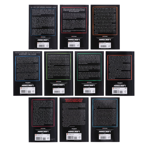 The Official Minecraft Novels 10 Books Collection Set - Ages 7-11 - Paperback 7-9 Penguin