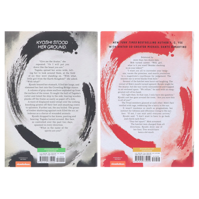 Avatar: The Last Airbender: The Kyoshi Novels by F.C. Yee (Chronicles of the Avatar) 2 Books Collection Box Set - Ages 13+ - Hardback Graphic Novels Amulet Books