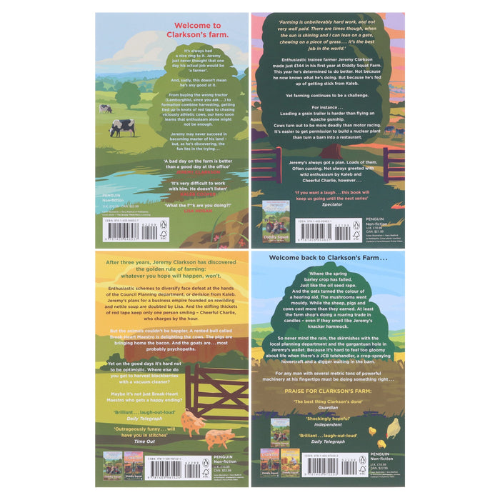 Diddly Squat Series By Jeremy Clarkson: 4 Books Collection Set - Fiction - Paperback Fiction Penguin Random House