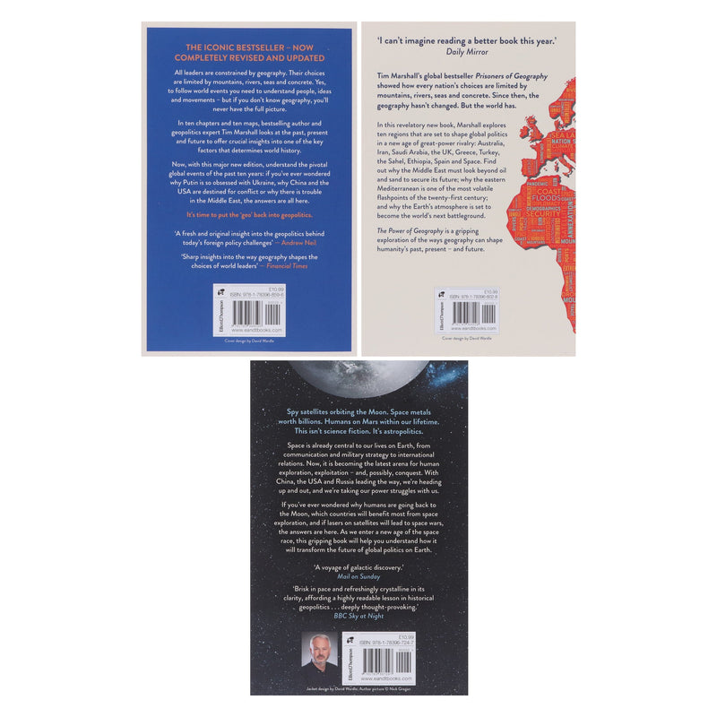 Tim Marshall on Geopolitics: Prisoners, Power & Future of Geography 3 Books Collection Set - Non Fiction - Paperback Non-Fiction Elliott & Thompson Limited